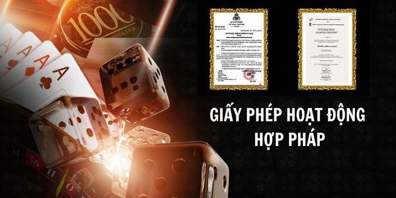98WIN có những giấy phép hoạt động nào?
